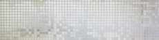 Motif main Carreau mosaïque acier inoxydable argenté acier brossé Carrelage cuisine MOS129-23D_m
