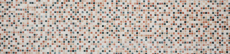 Motif main Carreau de mosaïque Marbre Pierre naturelle crème beige rouge vert Random MOS38-1204_m