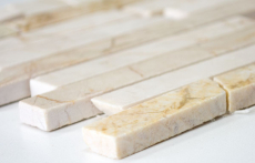 Mosaïque Marbre Pierre naturelle Brick golden cream structure polie MOS40B-2807_f