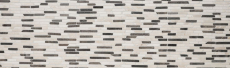 Échantillon manuel de mosaïque Carreau de marbre Pierre naturelle beige noir Brick BianconeJava MOS40-0115_m