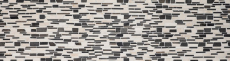 Mosaïque Marbre Pierre naturelle beige noir Mosaïque de briques BianconeJava MOS40-0205_f