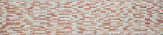 Mosaïque Marbre Pierre naturelle beige rouge Brick RossoCream MOS40-0135_f