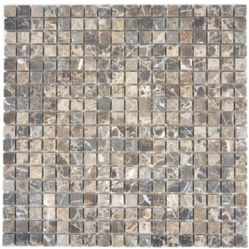 Échantillon manuel de mosaïque Carreau de marbre Pierre naturelle beige Castanao MOS38-1313_m