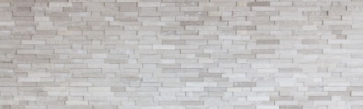 Splitface Marbre Mosaïque Mur de pierre Pierre naturelle Brick gris clair rayures Carreau de mur - MOS40-3D20