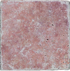 Carreau travertin pierre naturelle rose Carreau pierre naturelle Rosso aspect antique Carreau de sol Carreau de mur Carreau de cuisine - MOSF-45-46130