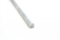 Borde Bordures Bardiglio Marbre Pierre naturelle gris clair anthracite Profil Pencil Aspect antique Cuisine Mur Salle de bain Sol Sauna - MOSPENC-40315