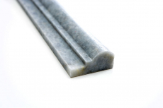 Borde Bordures Marbre Pierre naturelle Bardiglio gris clair anthracite Profilé pierre naturelle Aspect antique Cuisine Mur Salle de bain Sol Sauna - MOSProf-40348