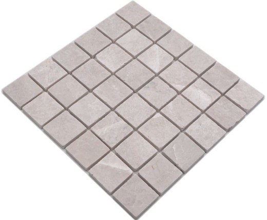 Marbre Mosaïque Carreau pierre naturelle ivoire crème beige clair Carreau mural cuisine salle de bain - MOS36-0106