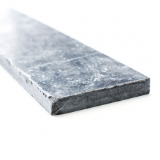 Plinthe marbre pierre naturelle Nero noir anthracite gris foncé Plinthe pierre naturelle aspect antique mur cuisine sol salle de bain - MOSSock-43470