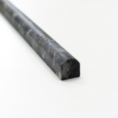 Borde Bordures Marbre Pierre naturelle Nero noir anthracite gris foncé profil Pencil aspect antique mur cuisine sol - MOSPENC-43315