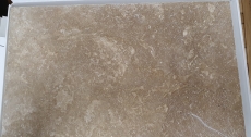Carreau travertin pierre naturelle Noce noyer brun Carreau pierre naturelle aspect antique Carreau de sol Carreau de mur Carreau de cuisine - MOSF-45-44061