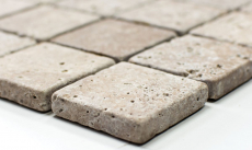 Mosaïque Travertin Pierre naturelle Noix Noce Antique Travertin MOS43-44048_f