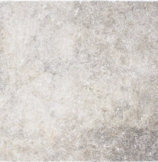 Carreau travertin pierre naturelle Silver argent blanc gris clair Carreau pierre naturelle argent aspect antique Carreau de sol Carreau mural cuisine - MOSF-45-47030