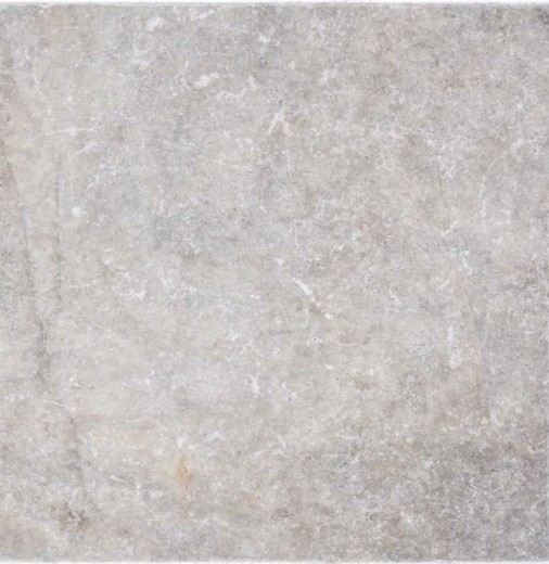 Carreau travertin pierre naturelle Silver argent blanc gris clair Carreau pierre naturelle argent aspect antique Carreau de sol Carreau mural cuisine - MOSF-45-47030
