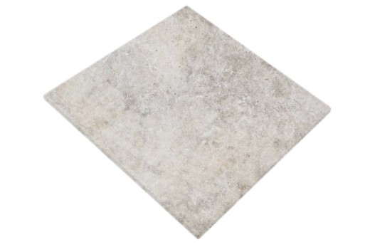 Carreau travertin pierre naturelle Silver argent blanc gris clair Carreau pierre naturelle argent aspect antique Carreau de sol Carreau mural cuisine - MOSF-45-47030