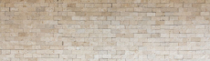 Mosaïque Carreau travertin Pierre naturelle beige Brick Splitface Chiaro Travertin 3D MOS43-46248_f