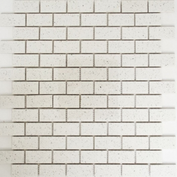 Carreaux de mosaïque Quartz Composite Pierre artificielle Brick Artifical blanc MOS46-0104