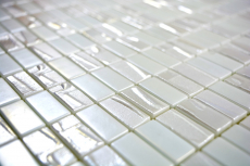 Échantillon manuel Carreau de mosaïque ECO Recycling GLAS Rectangle ECO blanc métallisé 3D MOS355-01_m