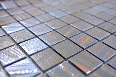 Mosaïque de verre Revêtement mural durable Recyclage bronze oxide MOS360-07