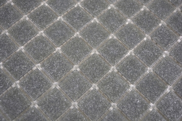 Mosaïque de verre Carreau de mosaïque Gris Spots douche SALLE DE BAINS MUR cuisine - MOS200-A09-N
