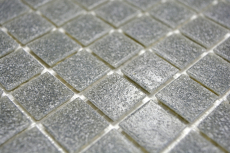 Mosaïque de verre Carreau de mosaïque Gris Spots douche SALLE DE BAINS MUR cuisine - MOS200-A09-N