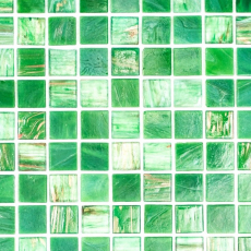 Mosaïque de verre Carreaux de mosaïque vert menthe cuivre Fond de cuisine MOS54-0504