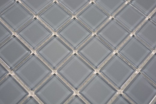 Carreau de mosaïque Mosaïque de verre gris anthracite Mosaïque de piscine MOS63-0202