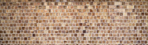 Mosaïque Carreau de verre Mosaïque de verre Crystal verre laiteux brun clair mat givré MOS78-CF85