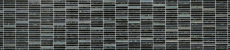 Échantillon manuel Carreau de mosaïque Translucide noir Bâtons Mosaïque de verre Crystal Night black MOS87-STNB_m