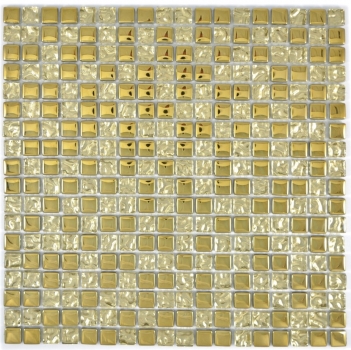 Mosaïque de verre or Carreau de mosaïque electroplated verre BAD WC cuisine MUR carrelage cuisine mur douche MOS92-0707
