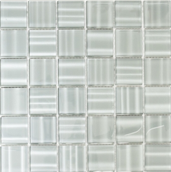 Échantillon manuel Carreau de mosaïque Translucide gris Mosaïque de verre Crystal Hologram Barcode gris MOS110-0202_m