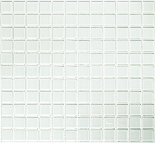 Carreau de mosaïque blanc avec nuance de vert Mosaïque de verre Mosaïque de piscine MOS60-0102