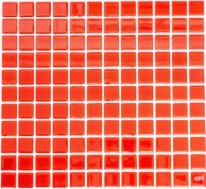 Carreau de mosaïque Mosaïque de verre rouge BAD WC cuisine MUR Tapis de mosaïque MOS60-0904
