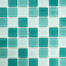 Mosaïque Carreaux Mosaïque de verre vert turquoise menthe Mosaïque de piscine MOS62-0602