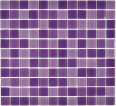 Mosaïque Carreaux Mosaïque de verre violet BAD WC cuisine MUR Plaque de mosaïque MOS62-1104