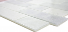 Mosaïque de verre Carreaux de mosaïque vieux blanc gris clair mur composé Bianco SALLE DE BAINS WC CUISINE MUR MOS68-0139L