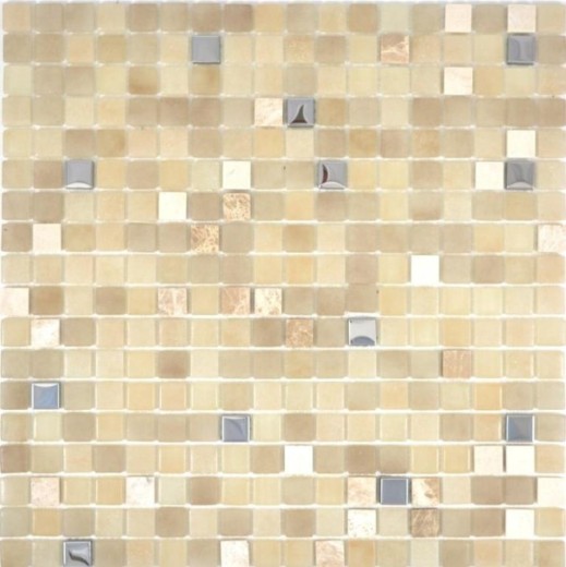 Motif manuel Carreau de mosaïque Pierre translucide blanc SILK BAD WC cuisine MUR MOS91-0214_m