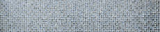 Échantillon manuel Carreau de mosaïque Translucide bleu noir Mosaïque de verre Crystal Resin aspect bleu noir argenté MOS83-CB07_m
