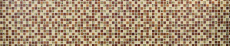 Échantillon manuel Carreau de mosaïque Translucide beige rouge Mosaïque de verre Crystal Resin optique beige rouge MOS83-CMCB25_m