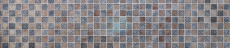 Motif manuel Carreau de mosaïque Translucide champagne noir Mosaïque de verre Crystal Resin Optik MOS78B-0702_m