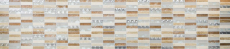 Motif manuel Carreau de mosaïque Translucide acier inoxydable beige Rectangle Mosaïque de verre Crystal Pierre acier beige MOS87-52X_m