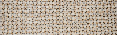 Mosaïque de verre Pierre naturelle Carreau de mosaïque beige clair Verre brisé Marbre brun clair beige crème Carrelage salle de bain - MOS92-1053