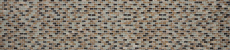Motif manuel Carreau de mosaïque Translucide beige clair Brick Mosaïque de verre Crystal Pierre emperador claire MOS87-B1153_m
