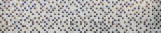 Échantillon manuel Carreau de mosaïque Translucide gris Mosaïque de verre Crystal Pierre Design Quartzite gris MOS83-CR37_m