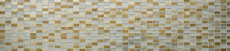 Motif manuel Carreau de mosaïque Translucide or Rectangle Mosaïque de verre Crystal Pierre Retro or MOS83-CRS4_m