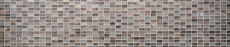 Plaquette Rectangle Carreaux Mosaïque de verre Pierre rétro brun bronze beige structure Revêtement mural Salle de bain WC - MOS83-CRS6