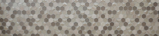 Pierre naturelle Mosaïque de verre Carreaux de mosaïque Hexagonal nacré beige crème noisette Revêtement mural salle de bain - MOS11D-44