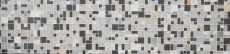 Échantillon manuel Carreau de mosaïque Translucide gris brun Combinaison de mosaïque de verre Crystal pierre grise brune MOS88-0206_m