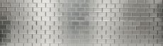 mosaïque autocollante vinyle film adhésif Metro argent miroir carrelage fond cuisine décor