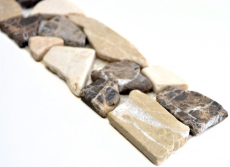 Marbre pierre naturelle beige Borde bordure Ciot Castanao Biancone MOSBor-BC1213_f